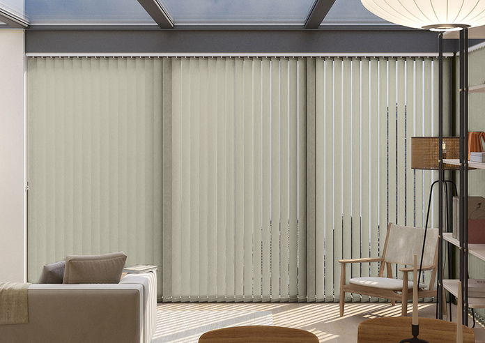 Roma, Mushroom - Vertical Blind - Image 3